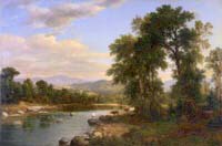 Asher B. Durand "River Landscape" (1858)
